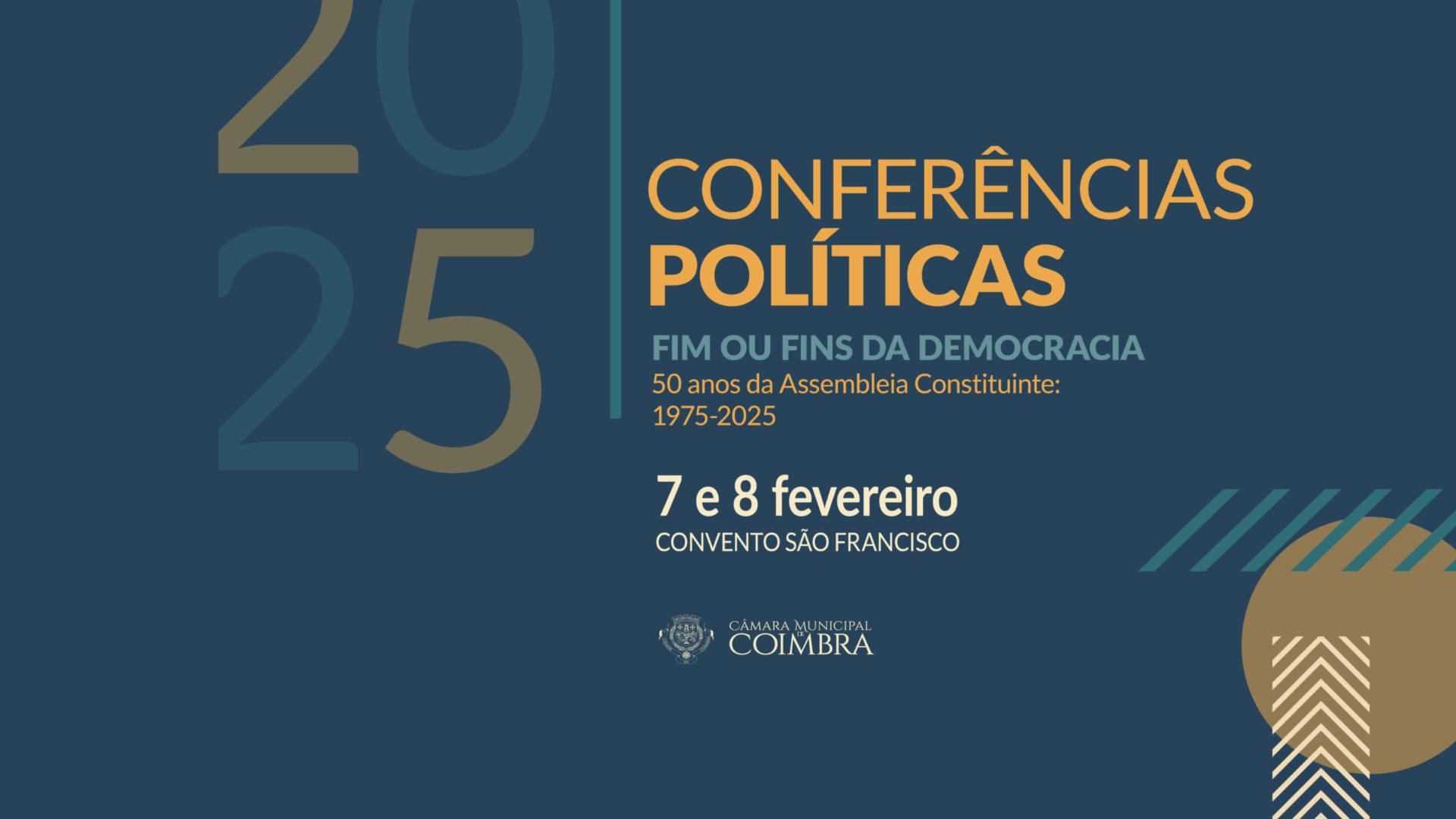 CM de Coimbra promove ciclo de conferências para assinalar 50 anos da Assembleia Constituinte
