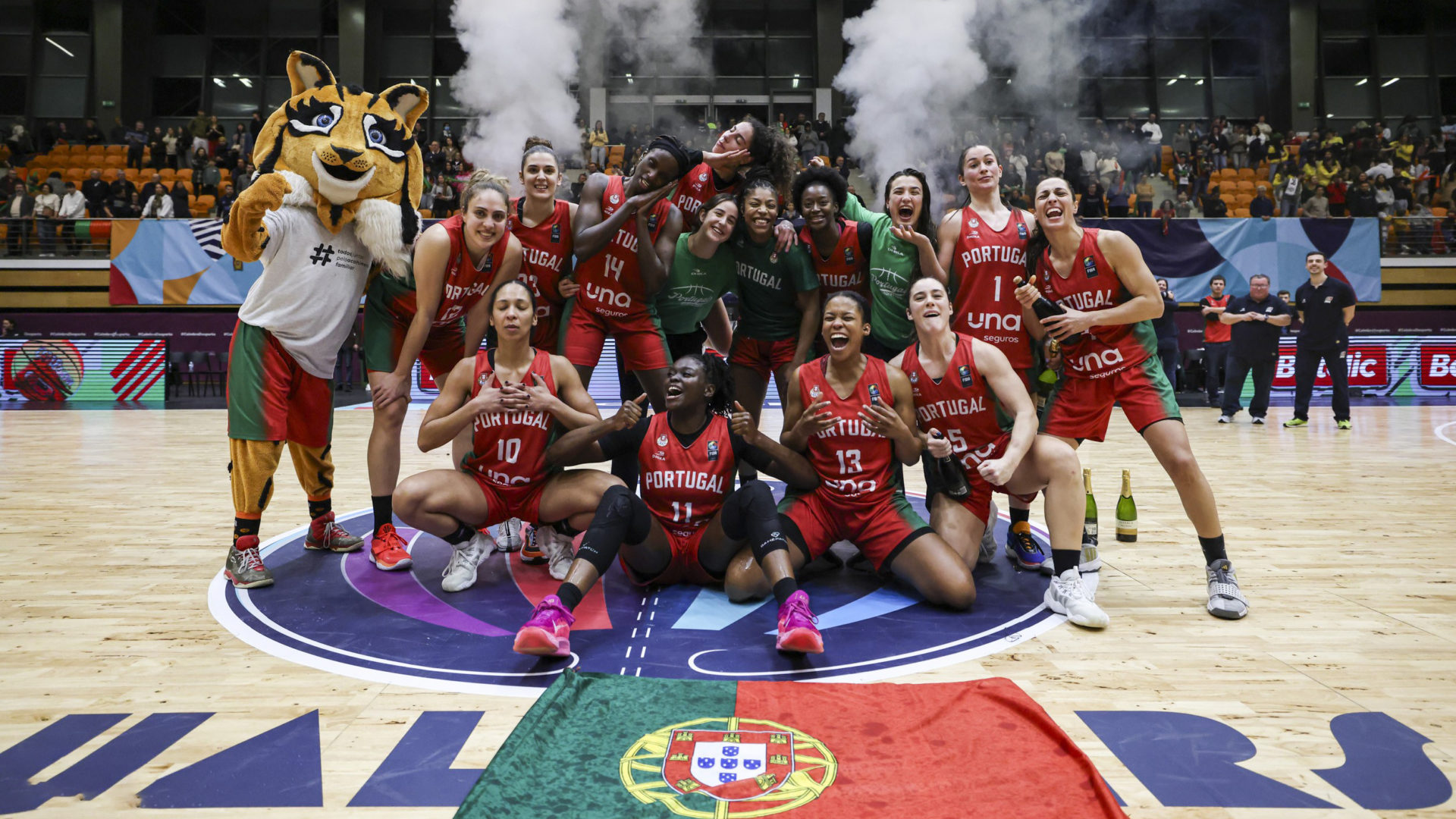 Portugal apura-se pela primeira vez para o Europeu Feminino de Basquetebol em Coimbra