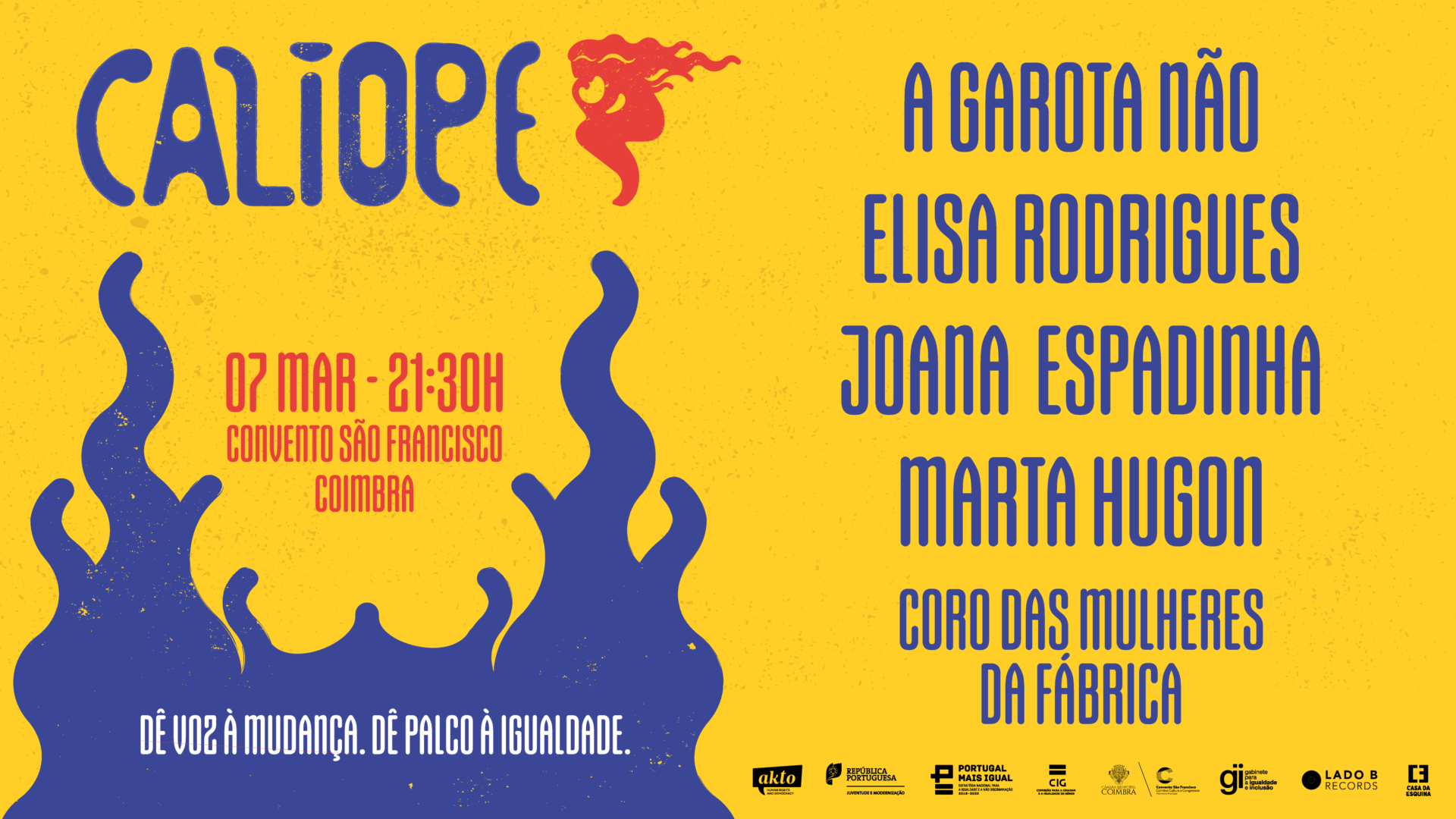 Concerto solidário “Calíope” leva igualdade de género ao palco do Convento São Francisco