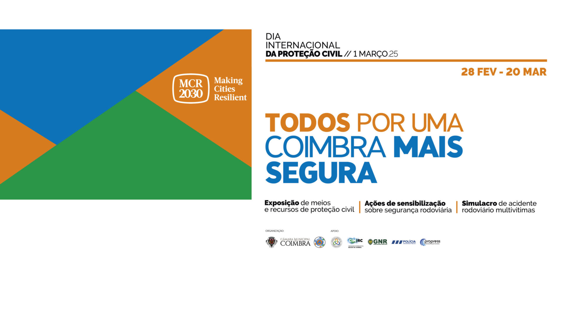 Dia Internacional da Proteção Civil assinalado com diversas iniciativas