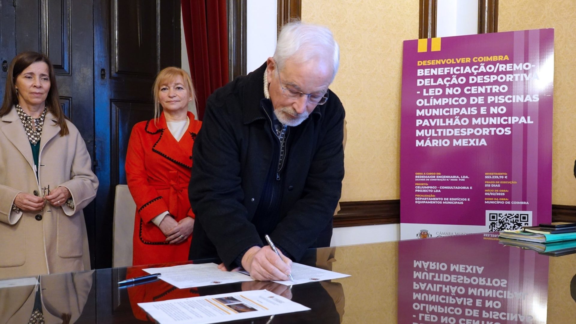 CM de Coimbra consigna nova iluminação LED do Pavilhão Mário Mexia e do Centro Olímpico de Piscinas