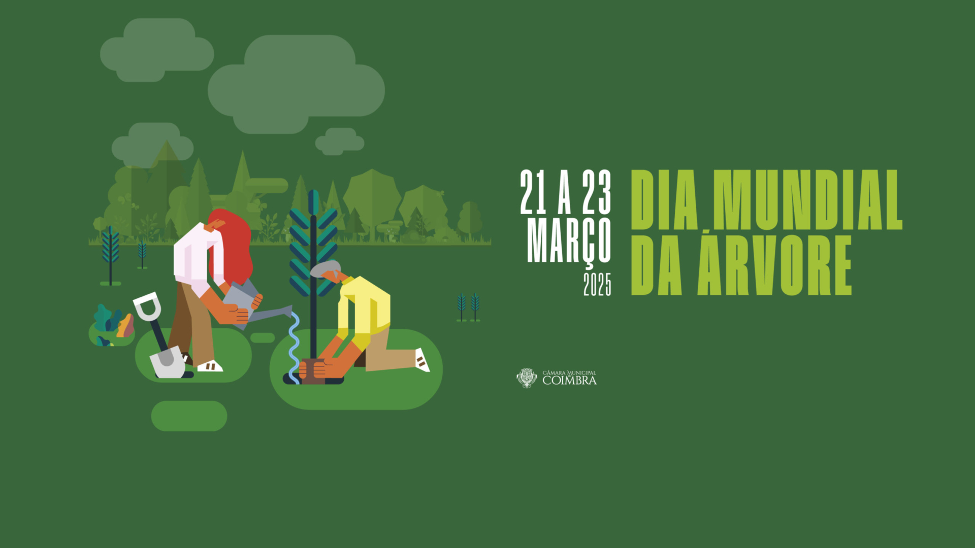 CM de Coimbra celebra Dia da Árvore com plantações, passeios de bicicleta e sensibilização ambiental