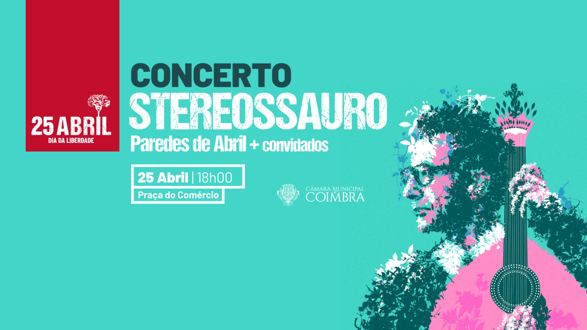 Stereossauro e convidados dão concerto inédito de homenagem a Carlos Paredes e ao 25 de Abril na Praça do Comércio