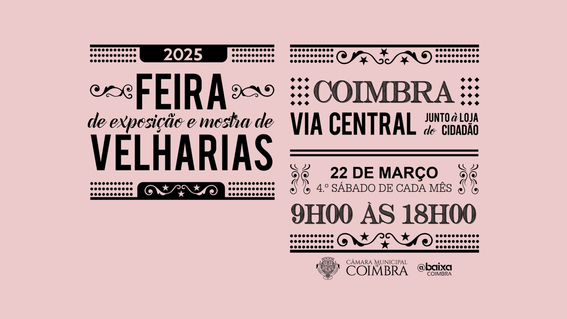 Feira de Velharias regressa no próximo sábado à Avenida Central