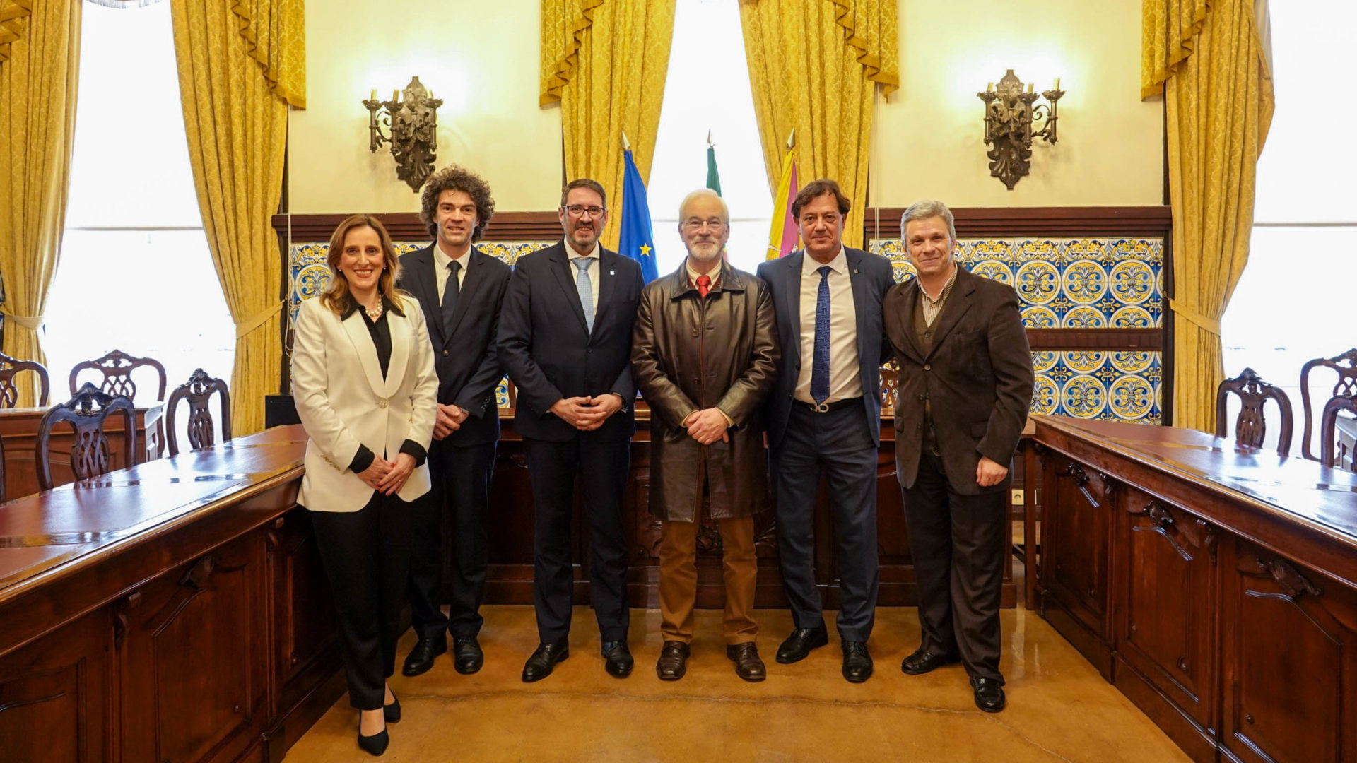 Delegação do Município de Esch-sur-Alzette recebida na CM de Coimbra