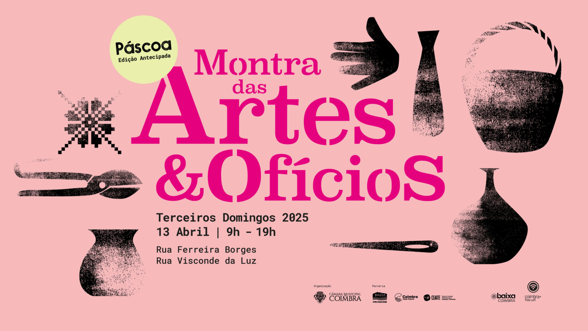 “Montra das Artes & Ofícios” anima Baixa de Coimbra no próximo domingo
