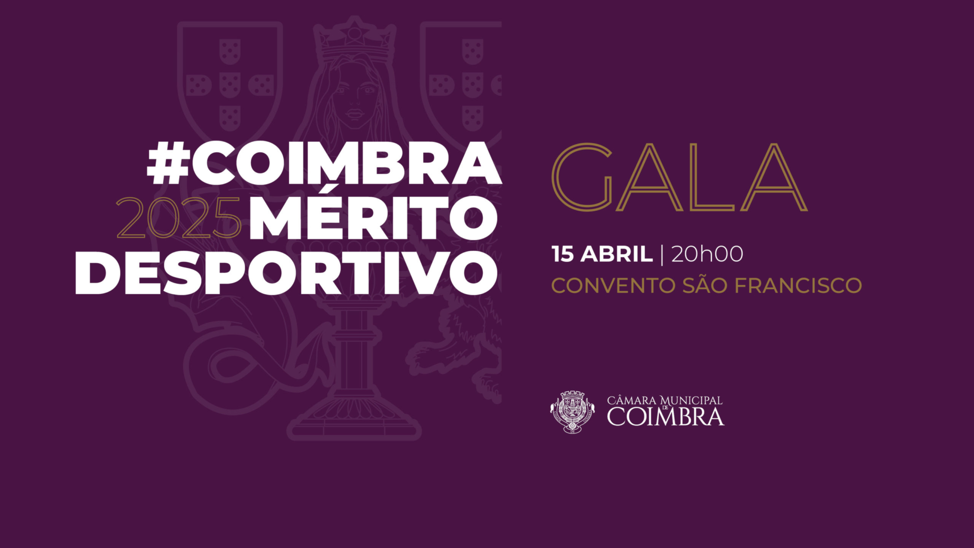 Gala #CoimbraMéritoDesportivo vai premiar cerca de 170 atletas e 15 equipas