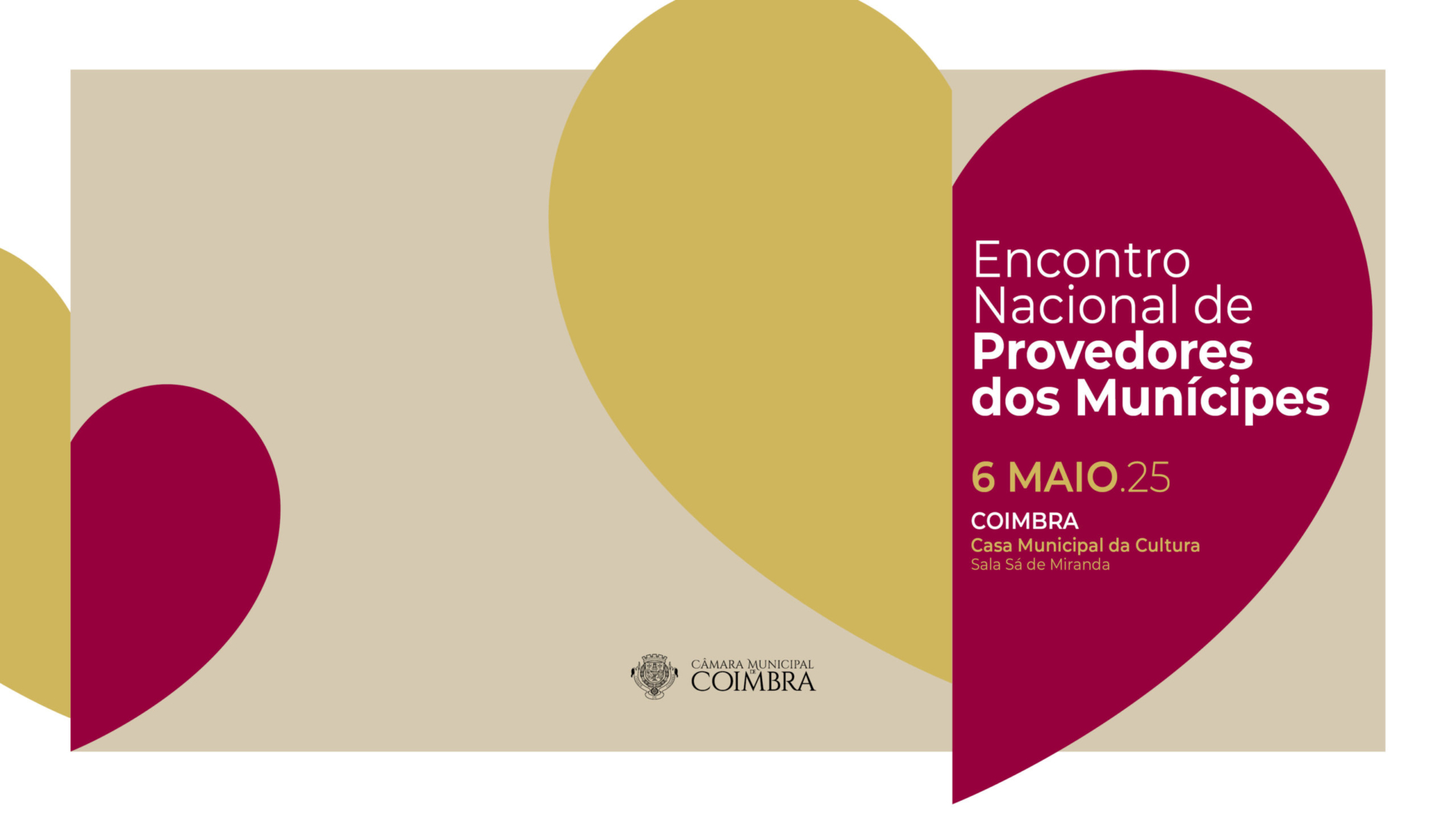 CM de Coimbra organiza Encontro Nacional de Provedores do Munícipe no dia 6 de maio