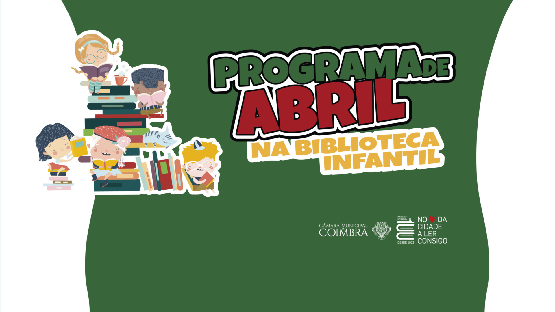 Biblioteca Infantil de Coimbra dedica mês de abril ao livro e à leitura