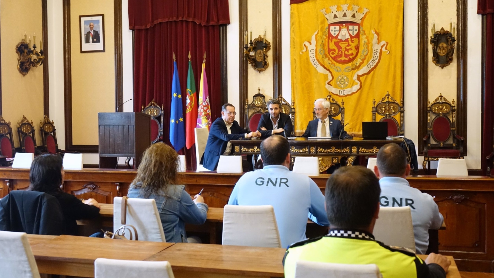 Comissão de Gestão Integrada de Fogos Rurais de Coimbra reuniu ontem nos Paços do Concelho