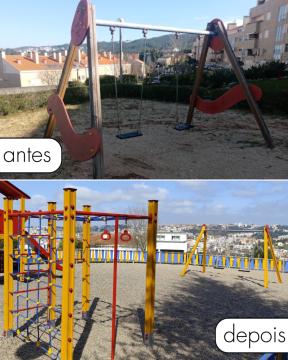 Parque Infantil Quinta da Romeira_Antes_e_depois
