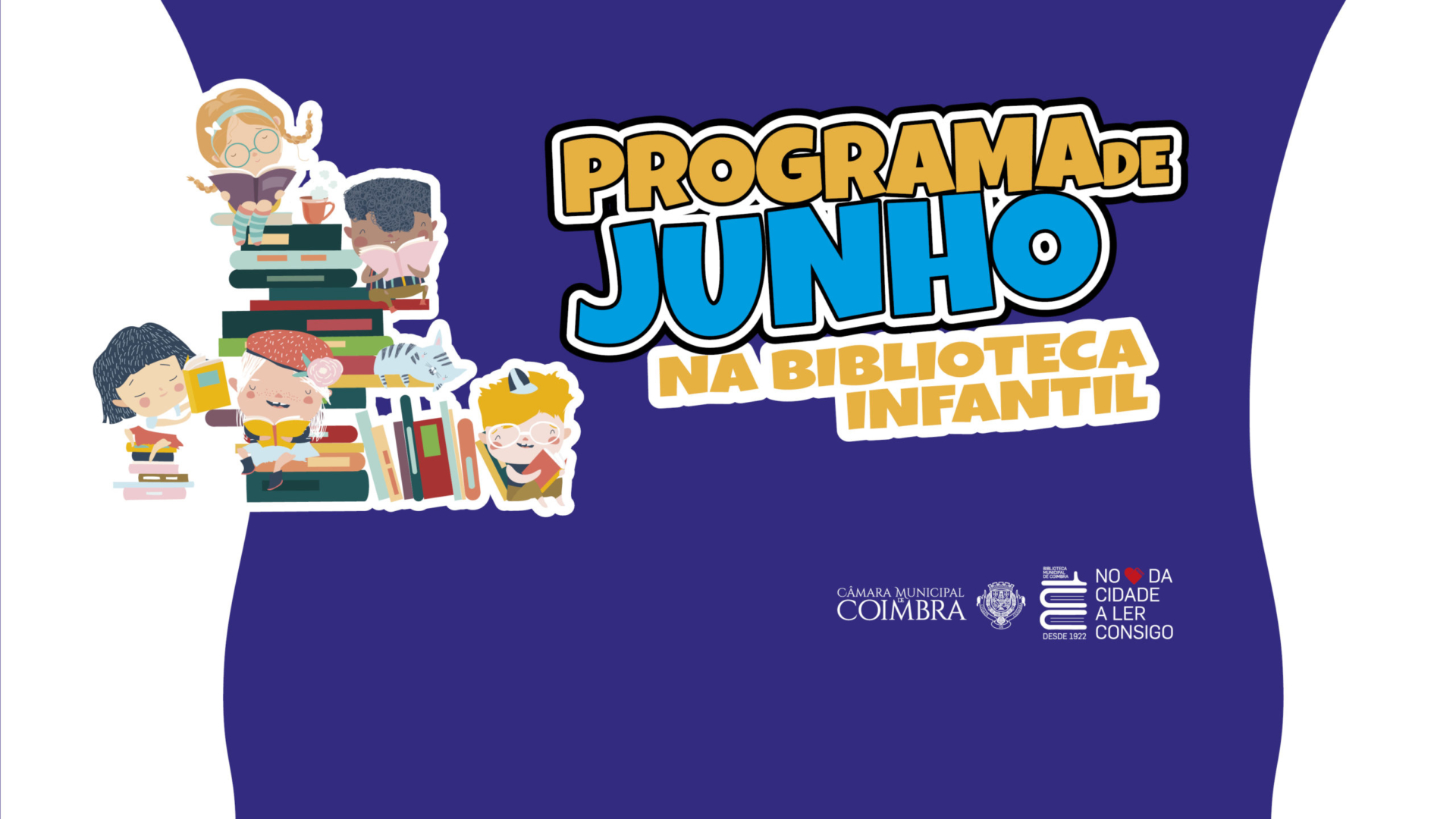 Biblioteca Infantil assinala Dia Mundial da Criança com atividades no Parque Verde e apresenta programação de junho