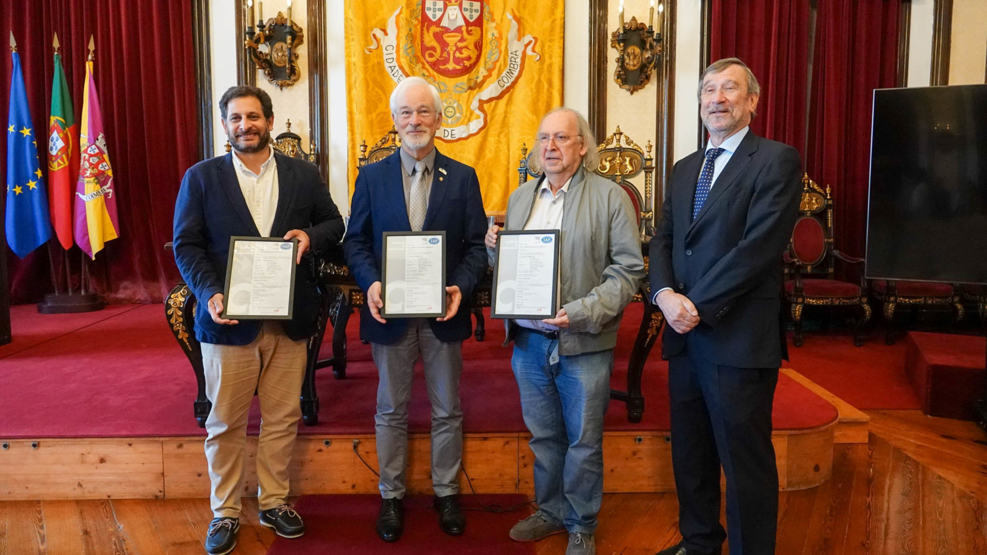 Águas de Coimbra obtém certificação em Ambiente, Segurança e Saúde no Trabalho