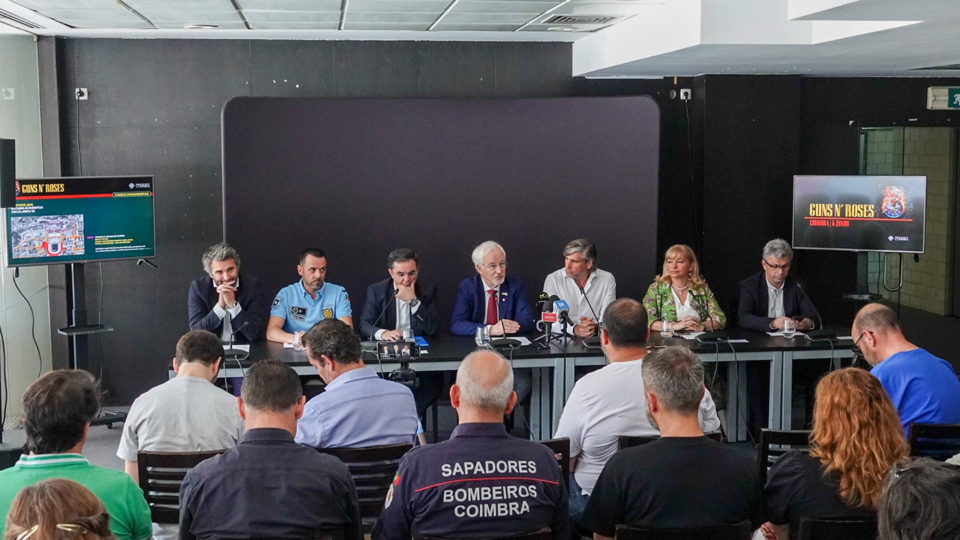 CM de Coimbra com megaoperação de meios para receber Guns N’ Roses a 6 de junho
