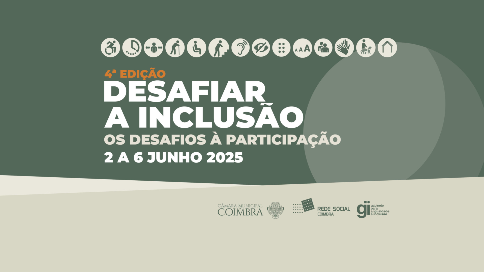 “Desafiar a Inclusão” arranca a 2 de junho com atividades abertas à comunidade