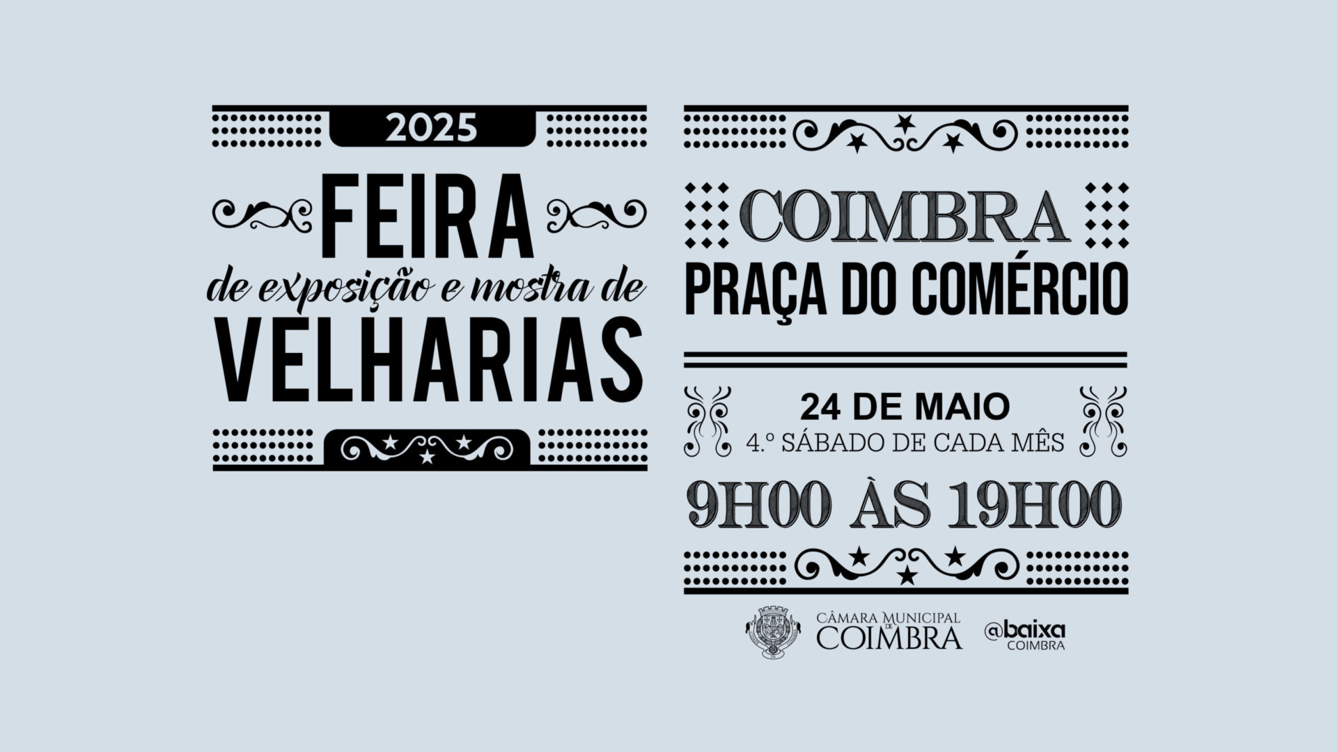 Feira de Velharias anima Praça do Comércio no próximo sábado