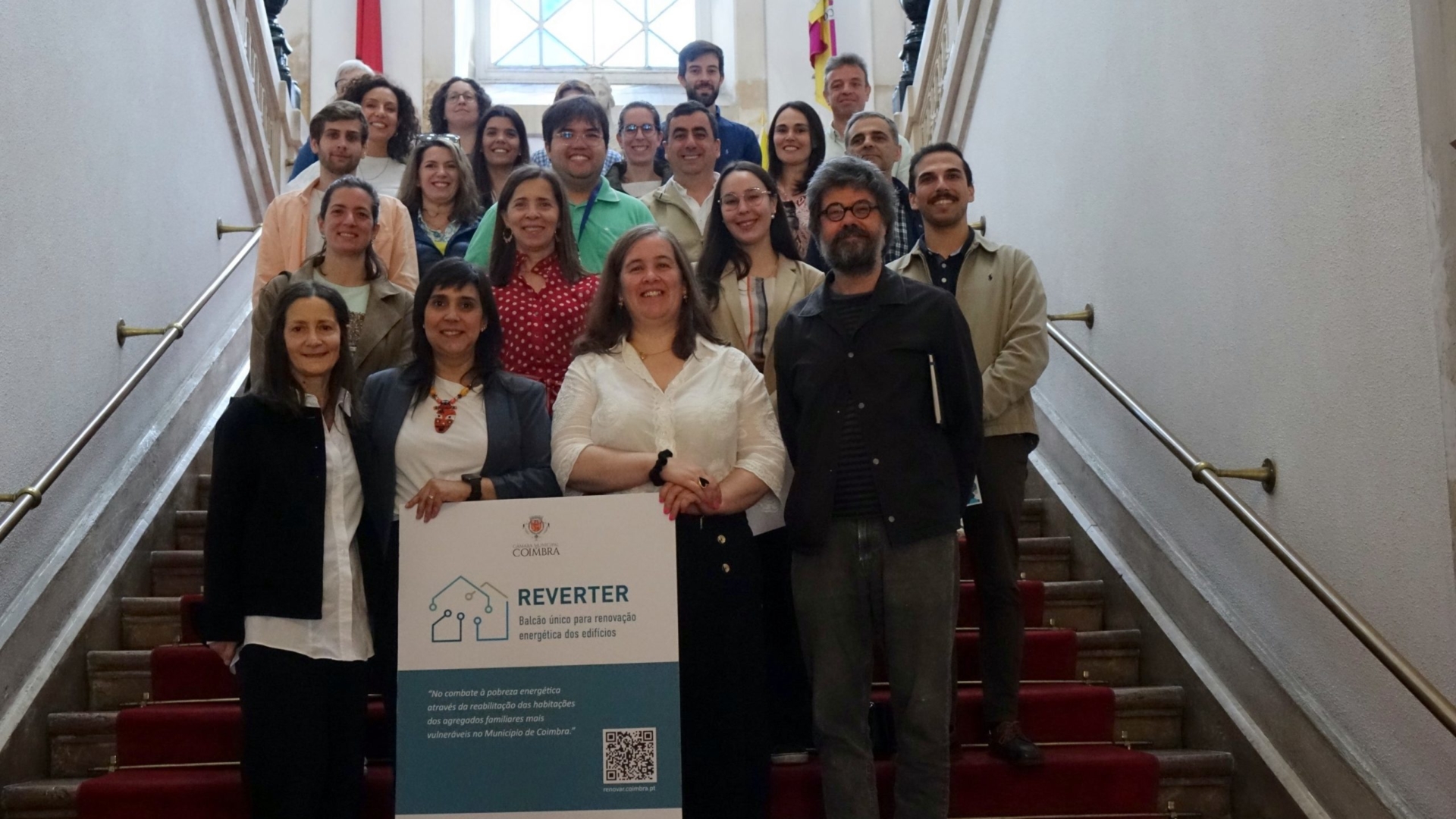 Município de Coimbra entrega certificados aos Embaixadores da Energia no âmbito do projeto LIFE-REVERTER