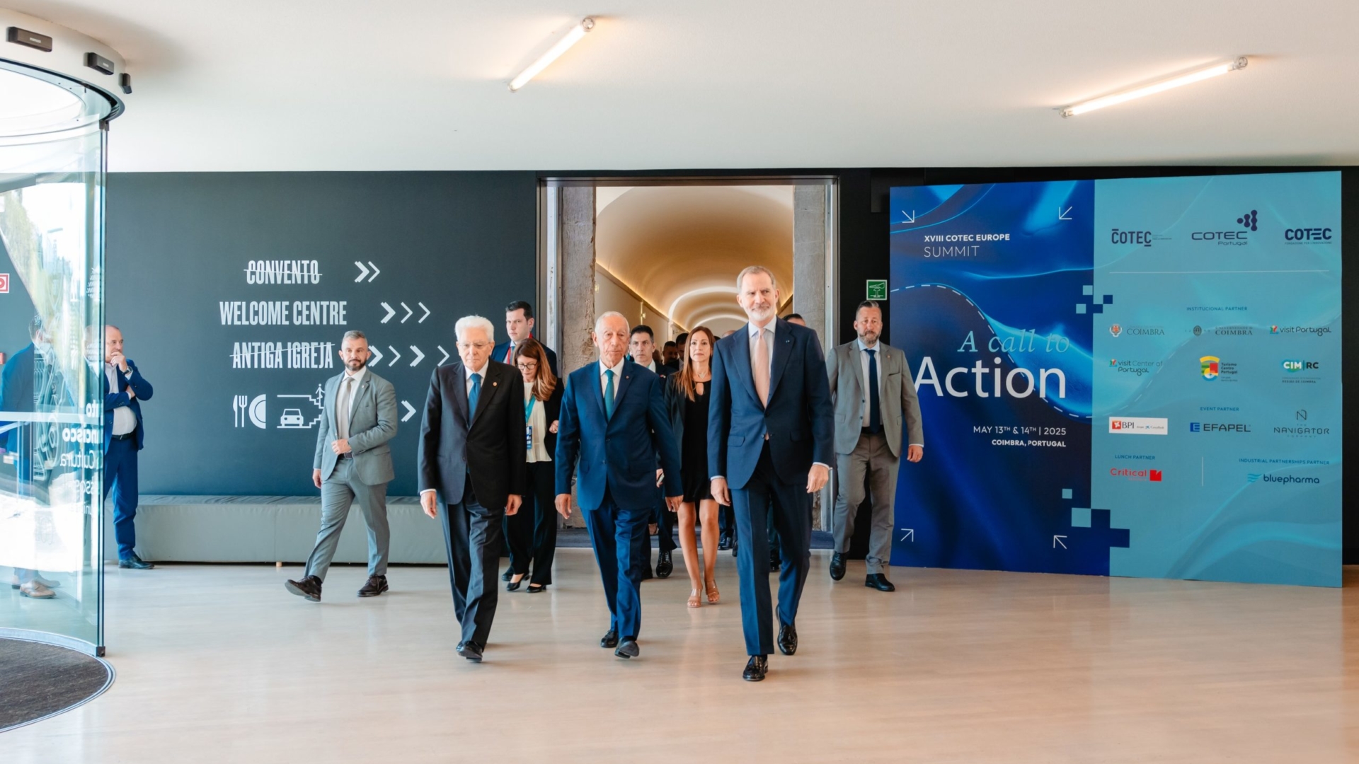 Coimbra acolheu cimeira histórica com Chefes de Estado de Portugal, Espanha e Itália