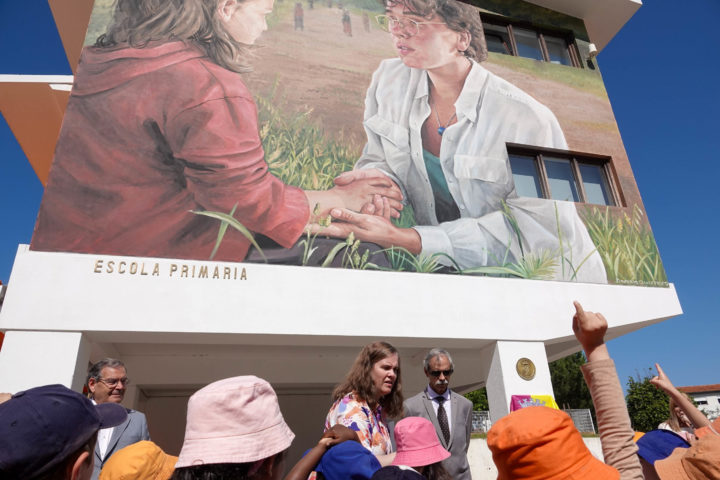 Inauguração do mural na escola do Bairro Norton Matos (18)