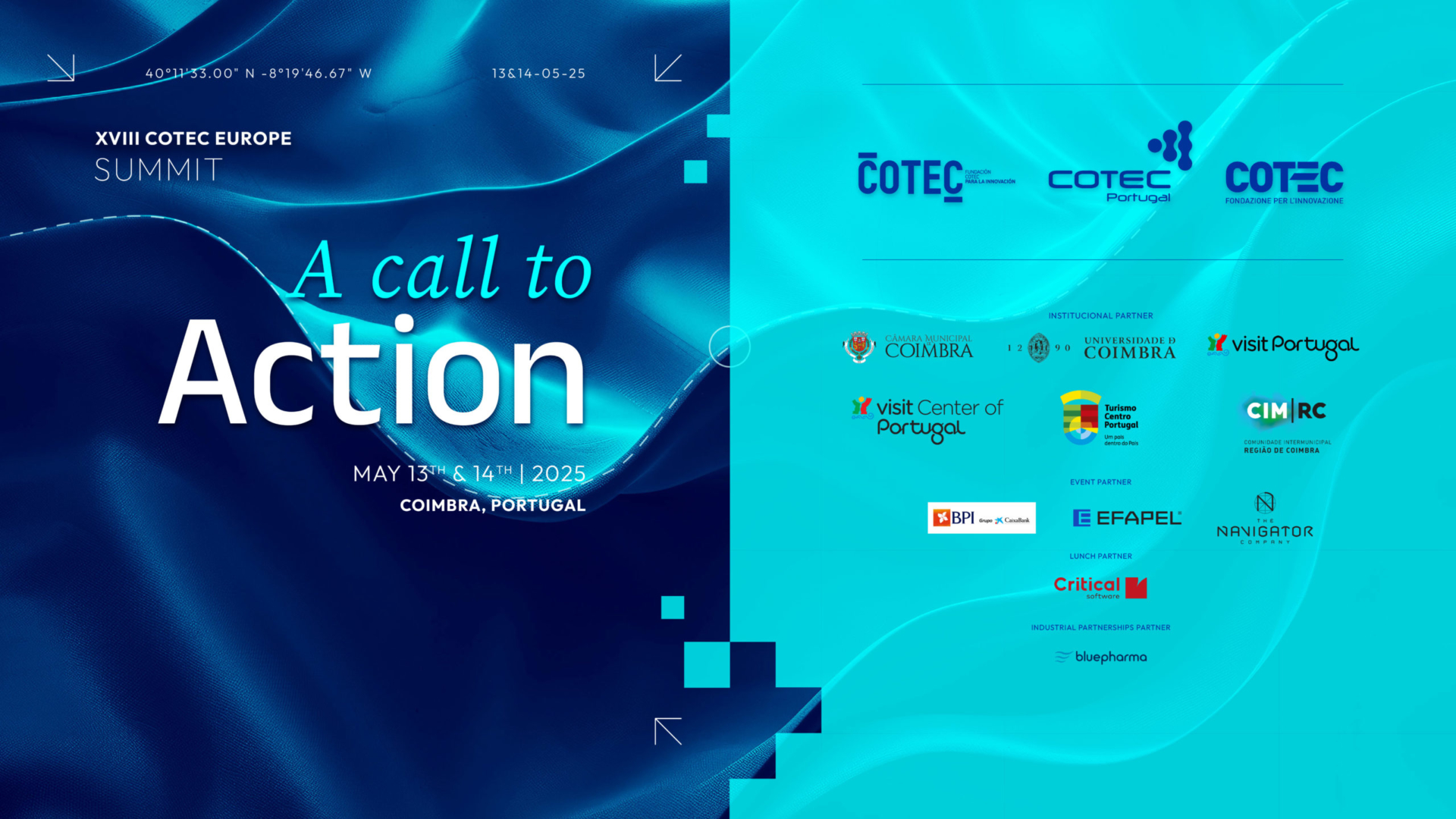 Convento São Francisco acolhe COTEC Europe com chefes de Estado de Portugal, Espanha e Itália