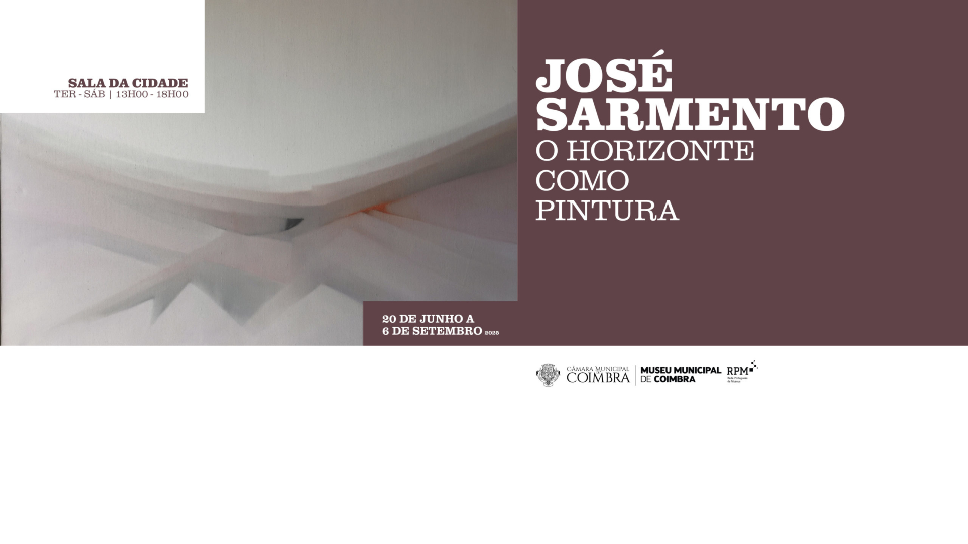 Sala da Cidade acolhe exposição com trabalhos de José Sarmento a partir de 6ª feira