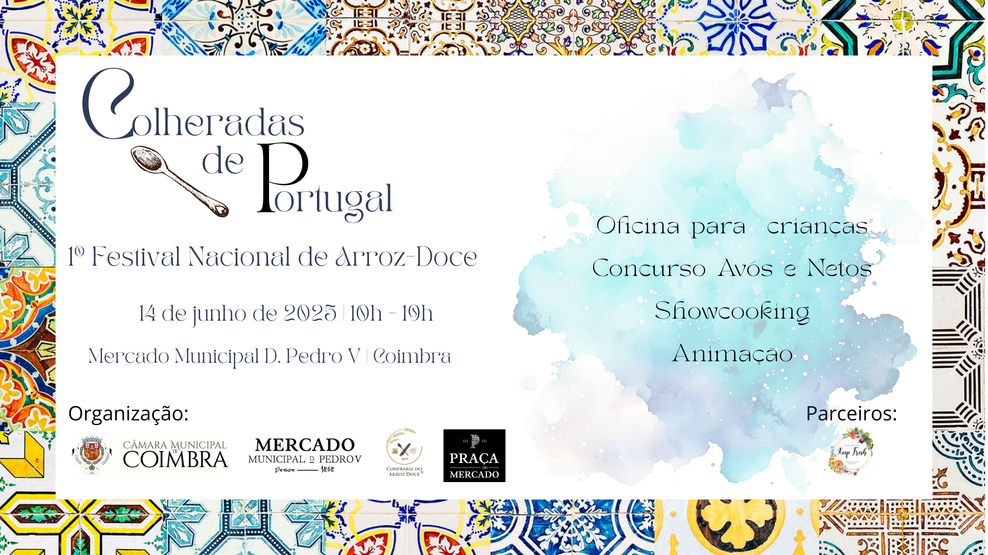 Festival Nacional de Arroz-Doce estreia-se a 14 de junho no Mercado Municipal D. Pedro V