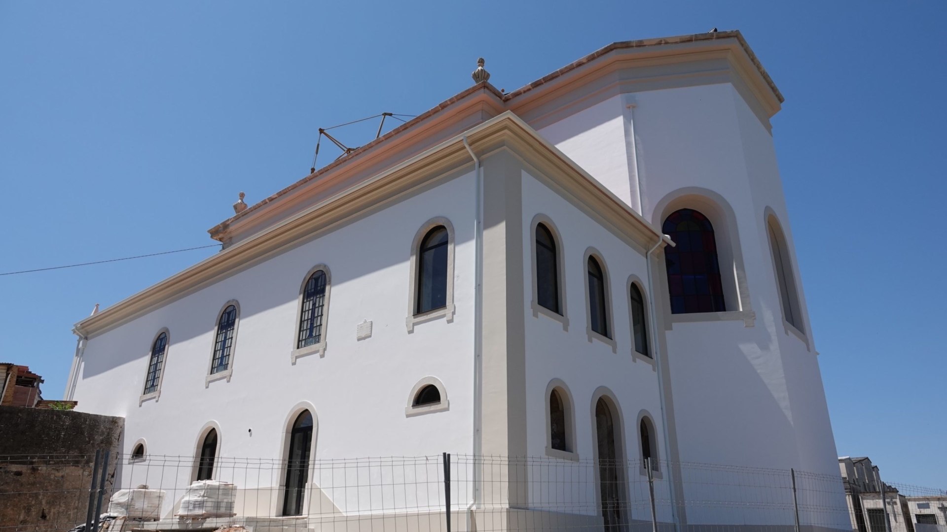 Obras no Jazigo Municipal da Conchada já estão 60% concluídas