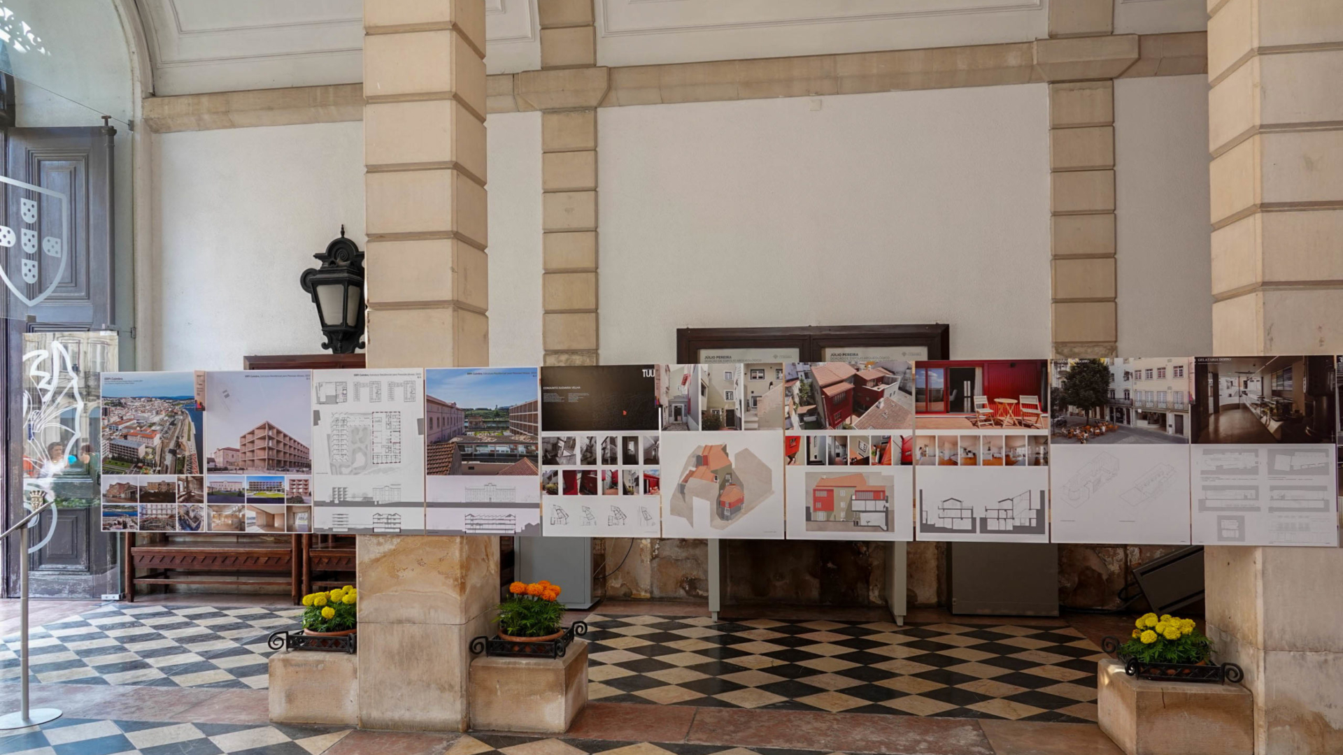 Projetos a concurso ao Prémio Diogo de Castilho em exposição nos Paços do Concelho