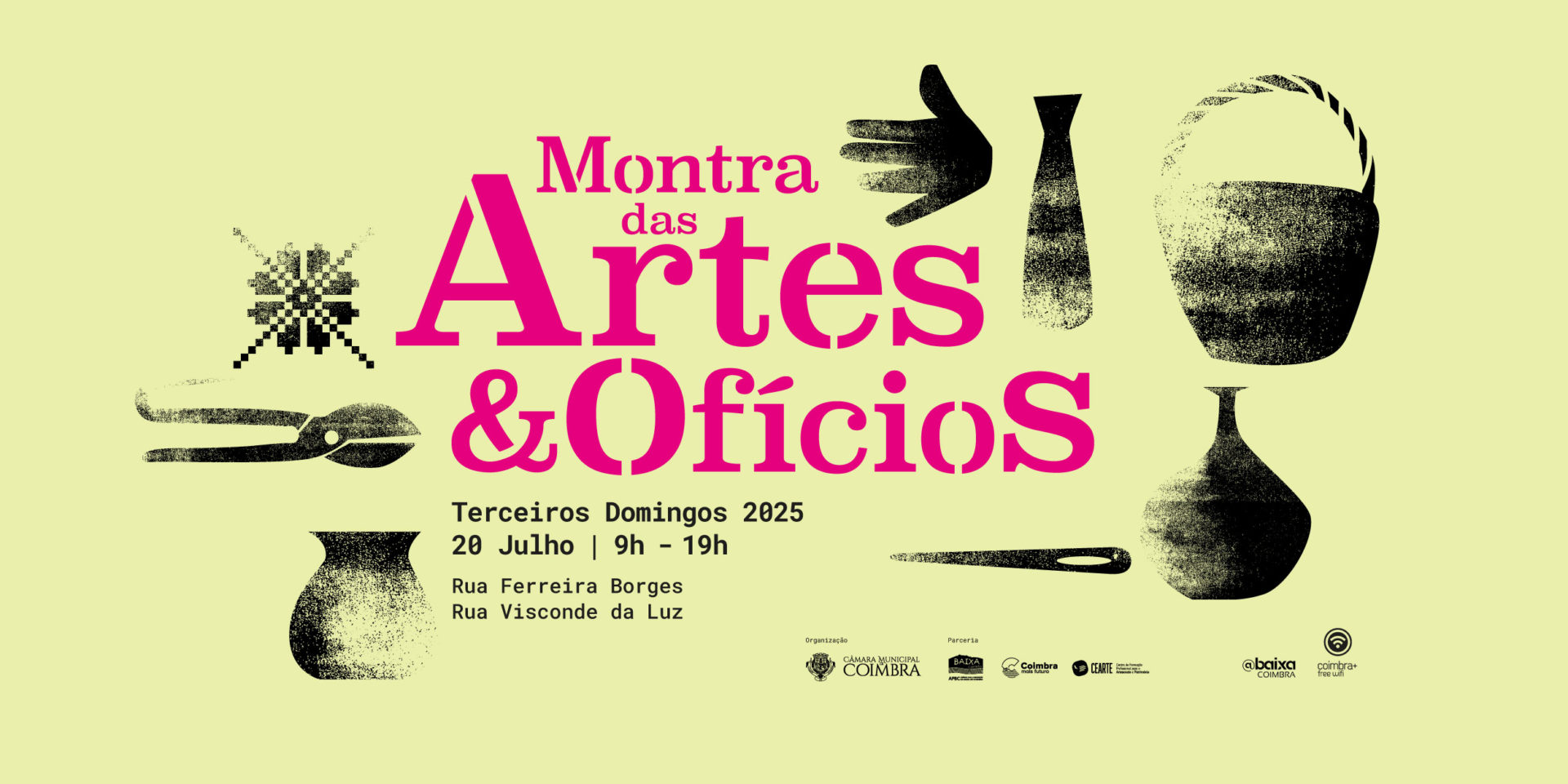 “Montra das Artes & Ofícios” anima Baixa de Coimbra no próximo domingo
