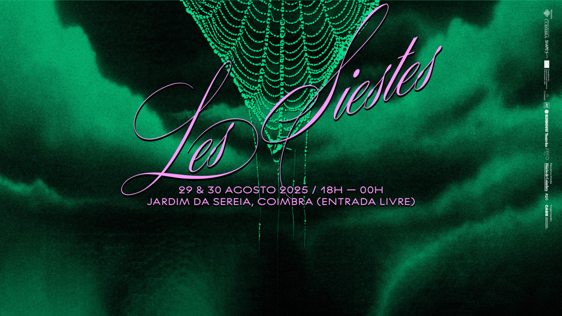 Festival Les Siestes decorre a 29 e 30 de agosto no Jardim da Sereia