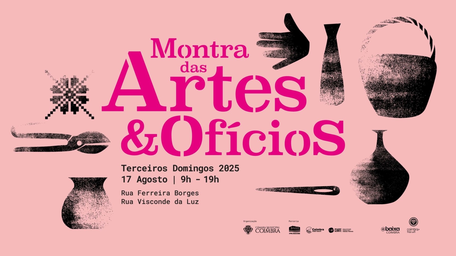 “Montra das Artes & Ofícios” anima a Baixa de Coimbra no próximo domingo