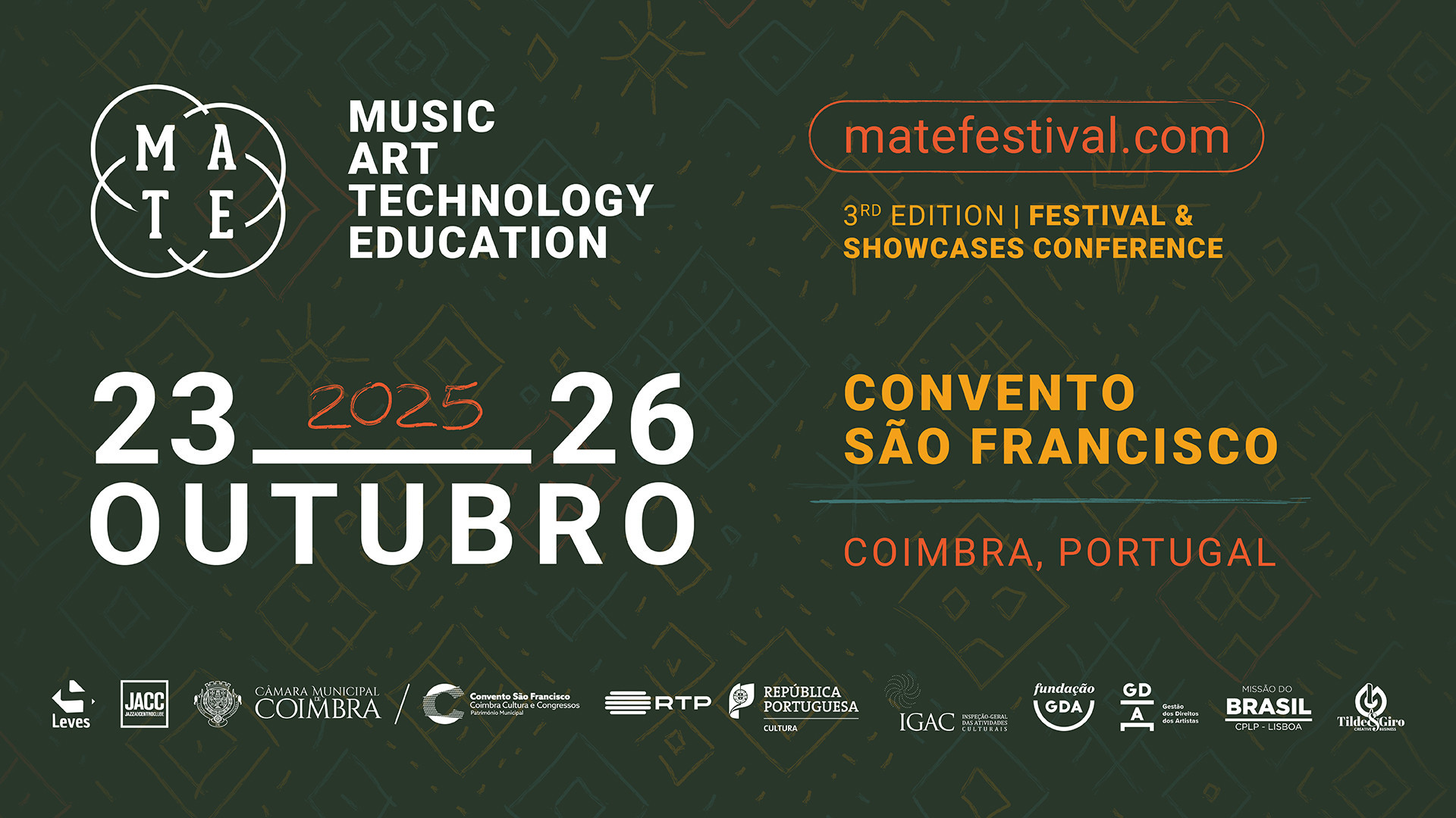 Festival MATE cruza música, arte, tecnologia e educação durante 4 dias em Coimbra