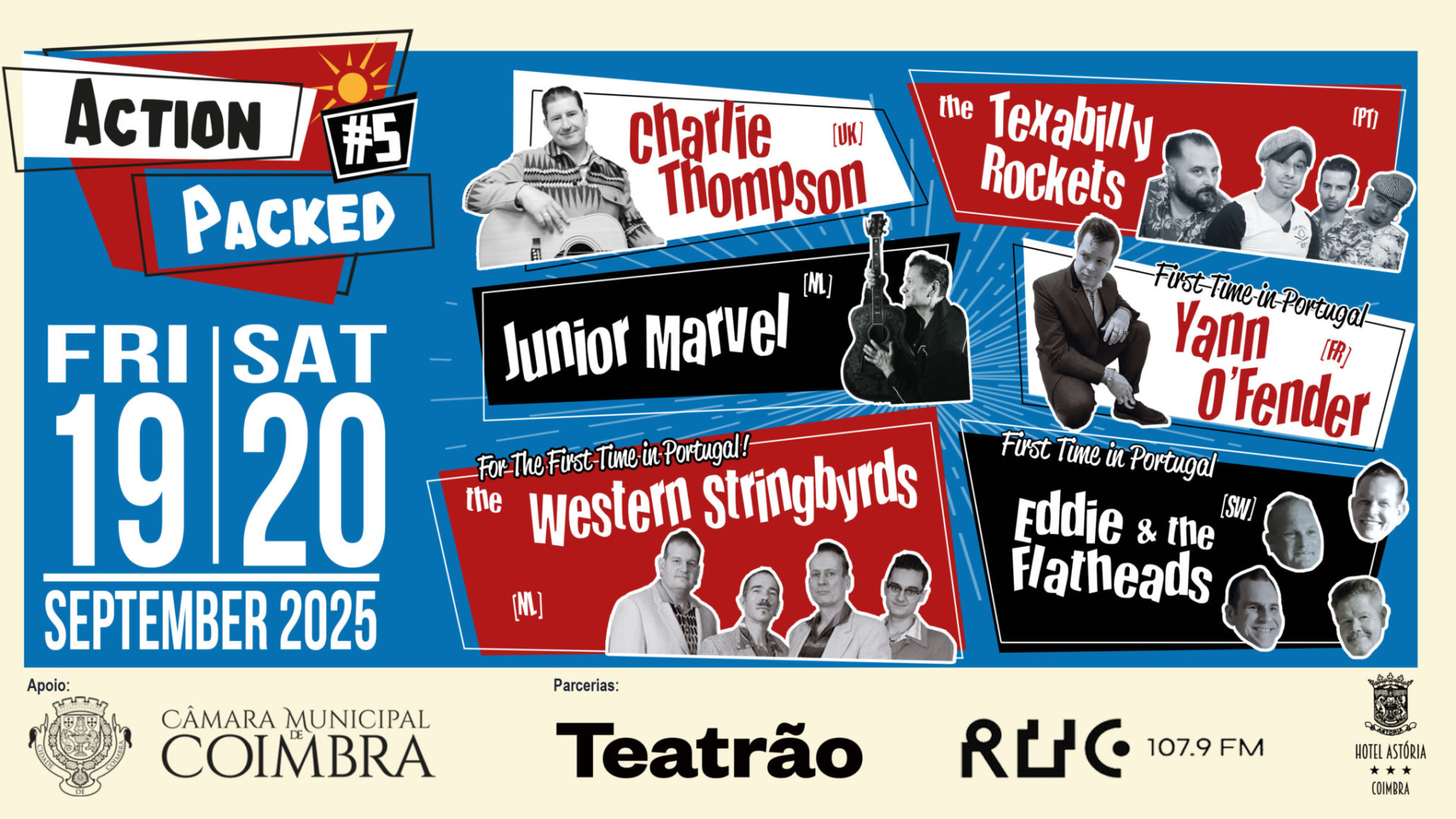 Festival rockabilly “Action Packed” regressa a Coimbra a 19 e 20 de setembro