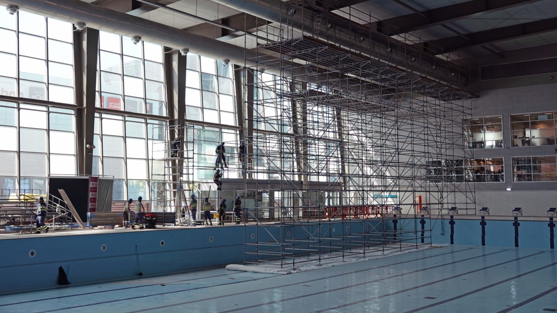 Piscina de 50 metros do Complexo Olímpico reabre na 1ª semana de outubro após intervenção