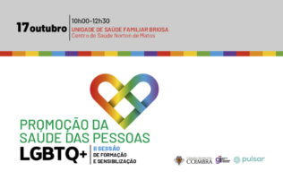 CM de Coimbra promove II Sessão de Formação sobre a Promoção da Saúde das Pessoas LGBTQ+ a 17 de outubro