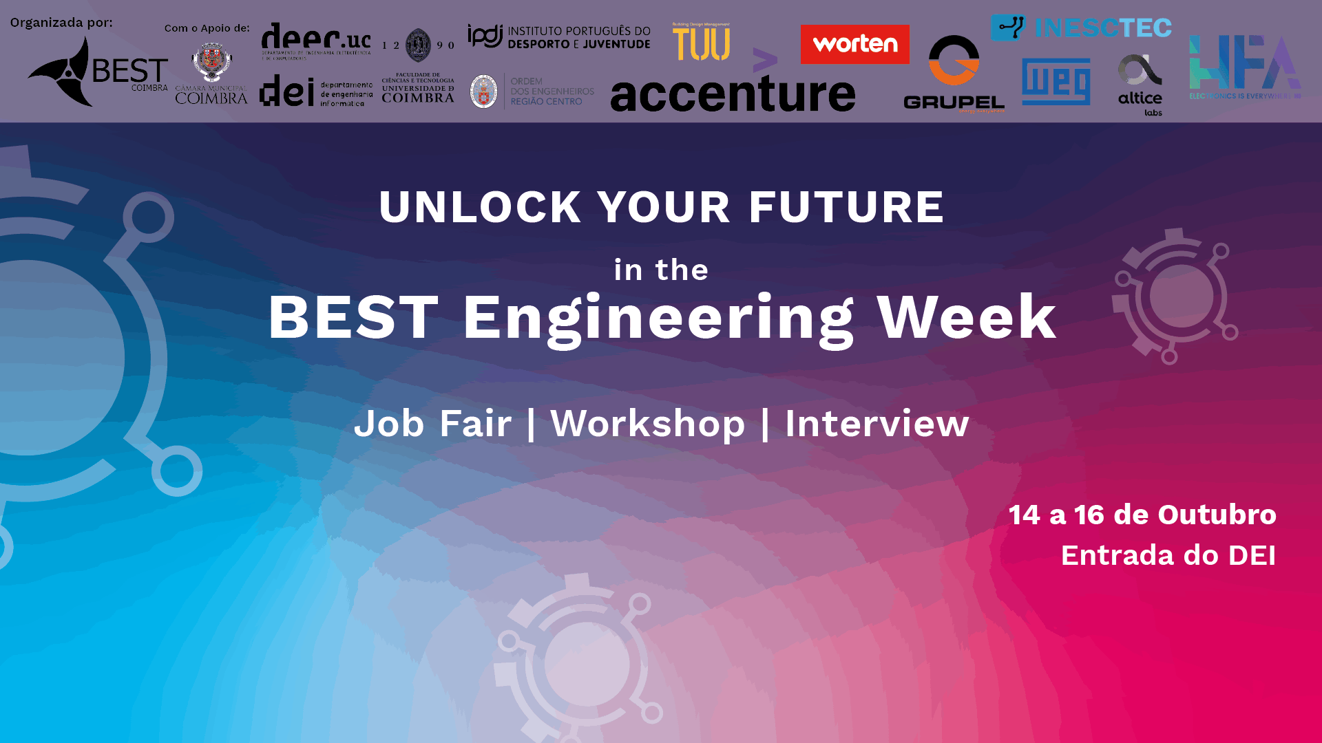 CM de Coimbra presente na BEST Engineering Week 2025 de 14 a 16 de outubro