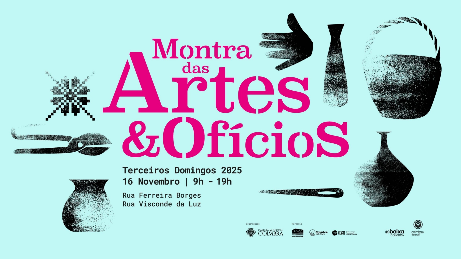 “Montra das Artes & Ofícios” anima a Baixa de Coimbra no próximo domingo