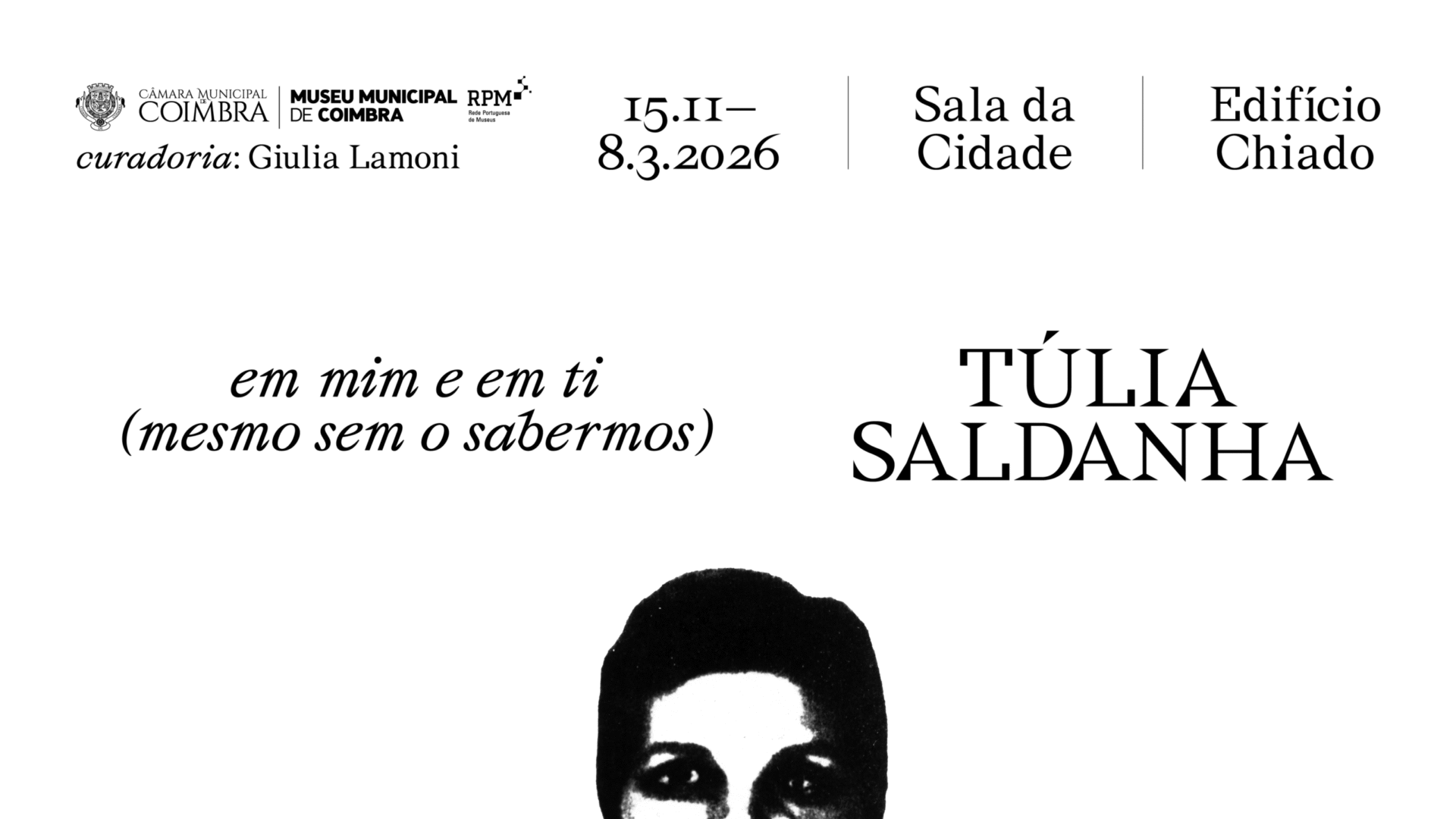 Exposição sobre Túlia Saldanha inaugura na Sala da Cidade a 15 de novembro