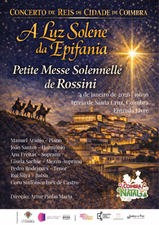 Cartaz Concerto de Reis 2026