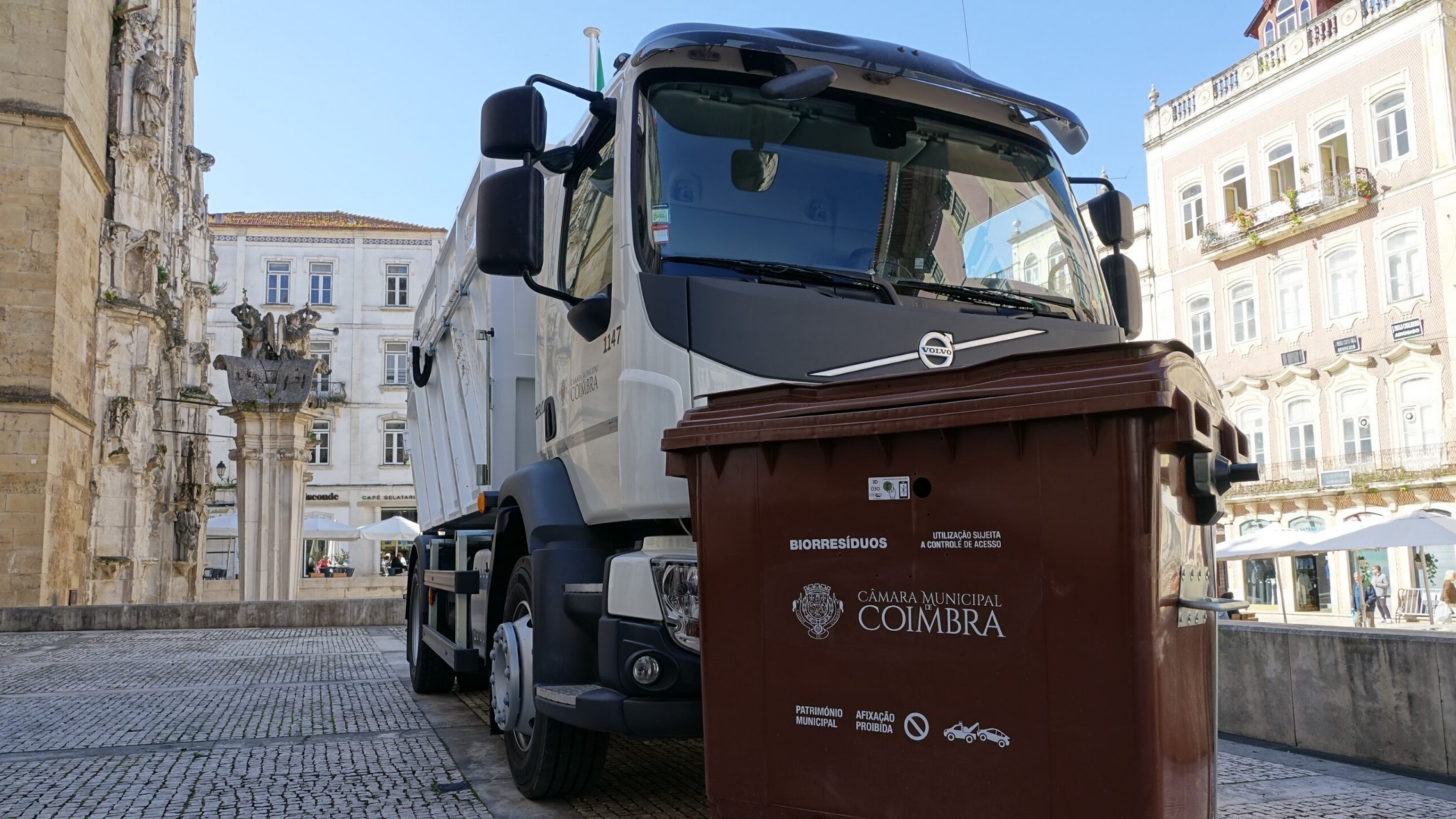 Município de Coimbra alarga recolha seletiva de biorresíduos à Quinta da Portela