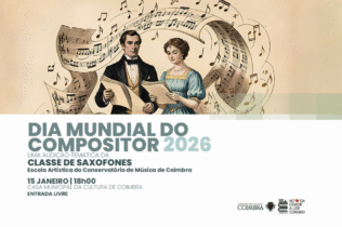 Dia Mundial do Compositor assinalado amanhã na Casa Municipal da Cultura de Coimbra