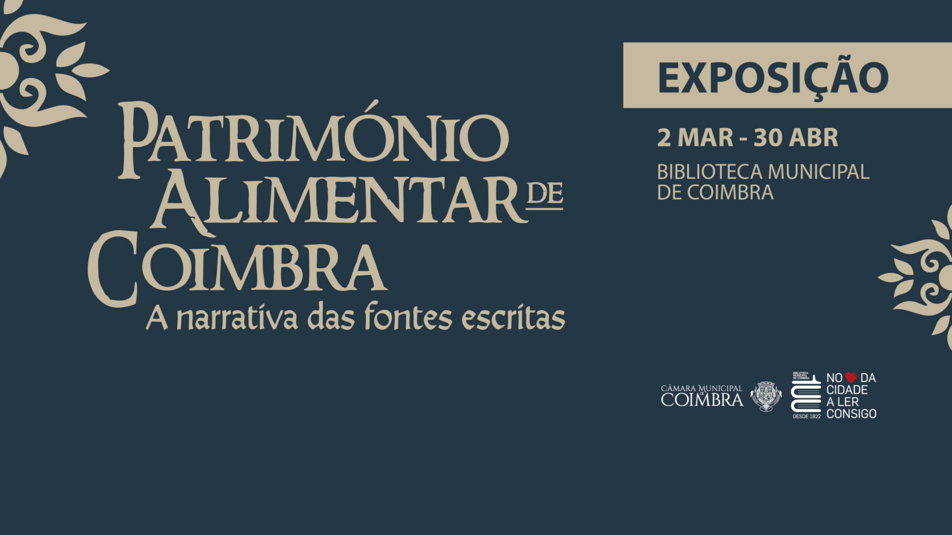 Exposição dedicada ao Património Alimentar na Biblioteca Municipal