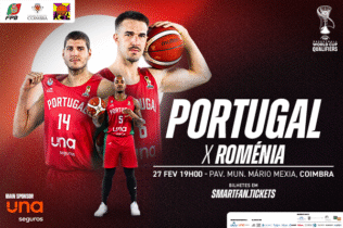 Seleção Nacional de Basquetebol enfrenta Roménia em Coimbra em jogo de qualificação para o Mundial 2027
