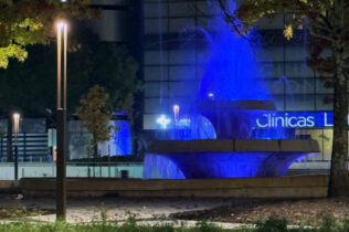 Coimbra assinala Dia Internacional da Epilepsia com iluminação a roxo das fontes da Praça 25 de Abril e do Piano de Água