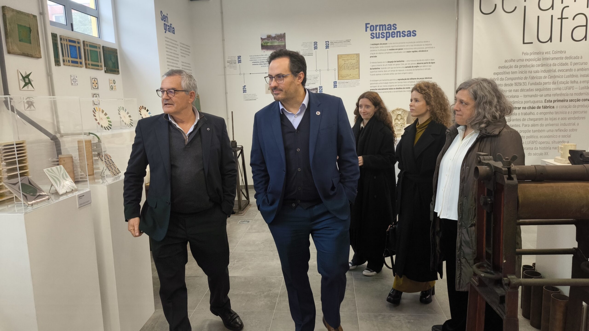 Miguel Antunes visita Lufapo Hub e destaca papel estratégico da inovação em Coimbra