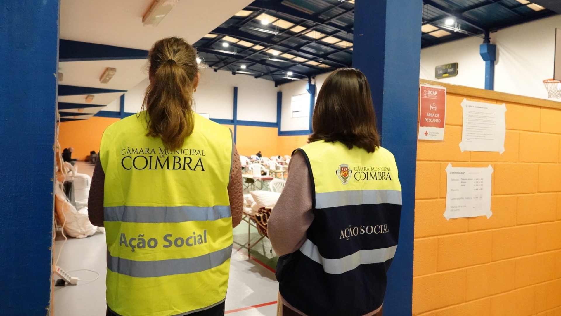 160 pessoas acolhidas durante a noite nas zonas de apoio ativadas em Coimbra