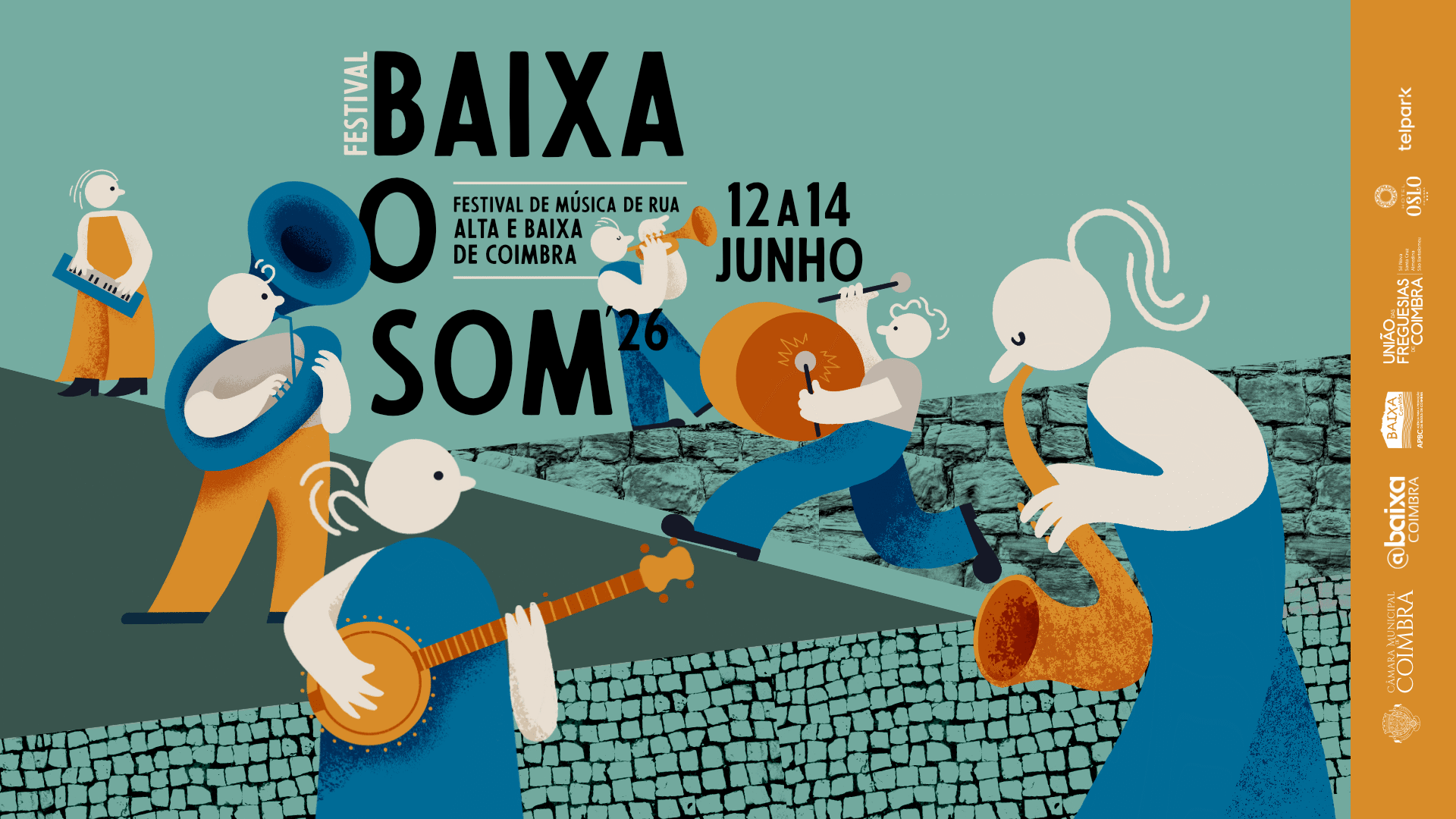 Festival BAIXA’o’SOM regressa a Coimbra em junho com três dias de concertos de rua e estreia internacional