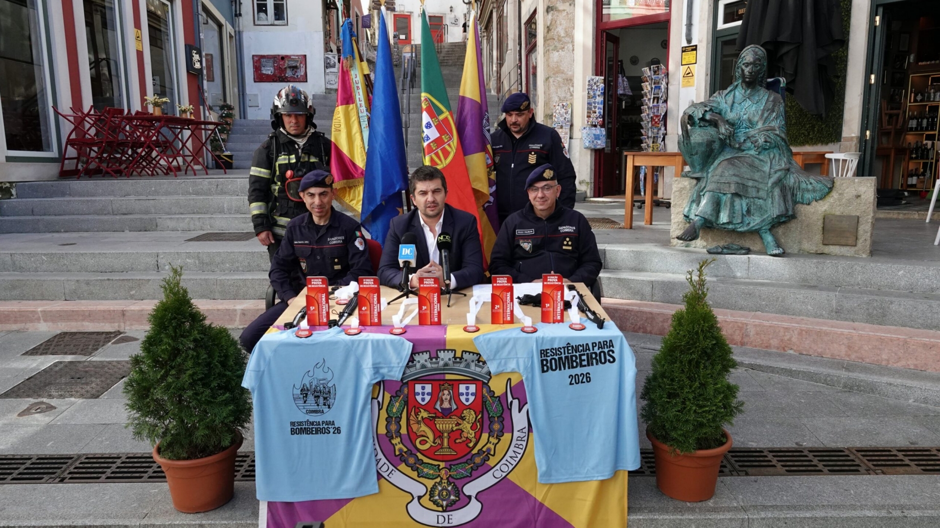 Cerca de 600 bombeiros participam este sábado na IV Elite Quebra Costas Internacional em Coimbra