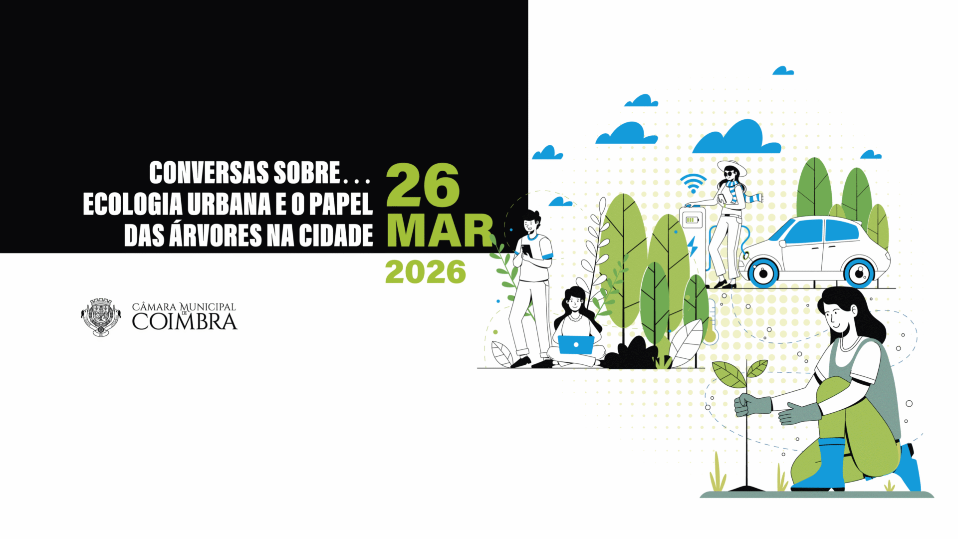 Câmara Municipal de Coimbra promove debate sobre ecologia urbana e o papel das árvores na cidade