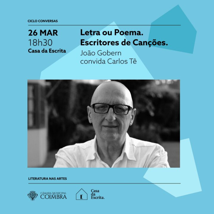 Carlos Tê na Casa da Escrita para falar das suas letras para canções